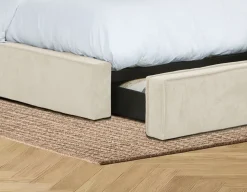 SORGUE upholstered queen size bed with storage
