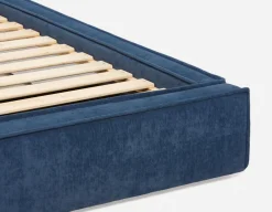 SORGUE upholstered queen size bed with storage