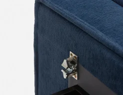 SORGUE upholstered queen size bed with storage
