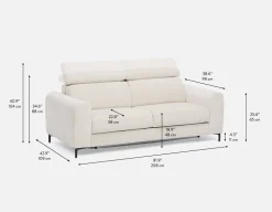SOVA minimalist contemporary sofa-bed