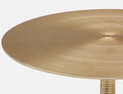 SPIRA aluminum coffee table 77 cm