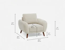 STEF mid-century modern armchair