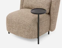 STIOLO accent chair with interchangeable drink stand