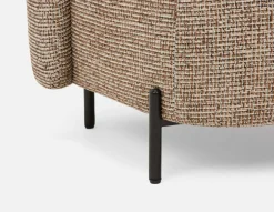 STIOLO accent chair with interchangeable drink stand