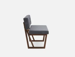 SYLVIA bench with tufted backrest