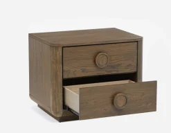 TAVEN rustic modern nightstand