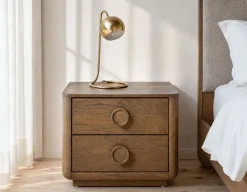 TAVEN rustic modern nightstand