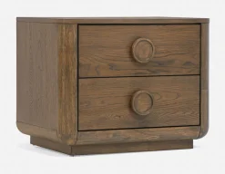 TAVEN rustic modern nightstand