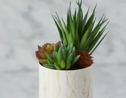 TAWNEY artificial potted plant 25 cm