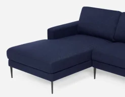 TERESA contemporary left-facing sectional sofa