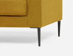TERESA contemporary left-facing sectional sofa