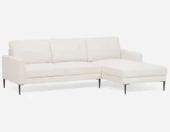 TERESA contemporary left-facing sectional sofa