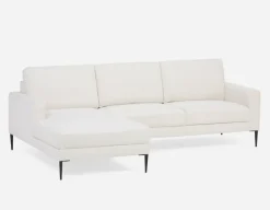 TERESA contemporary left-facing sectional sofa