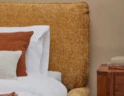 TESSA modern contemporary upholstered queen size bed