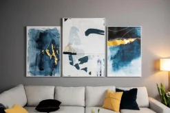 TESSI framed wall art 102 cm x 142 cm