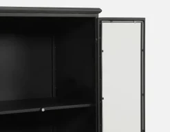 TETRA industrial vintage iron cabinet 184 cm