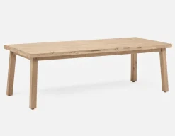 THESSALIA distressed solid mango wood coffee table 90 cm