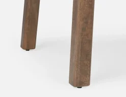 THESSALIA distressed solid mango wood large dining table 240 cm