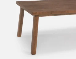 THESSALIA distressed solid mango wood large dining table 240 cm