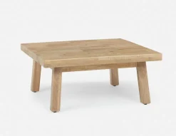 THESSALIA distressed solid mango wood dining table 150 cm