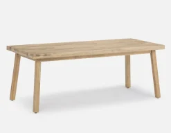THESSALIA distressed solid mango wood dining table 150 cm