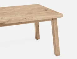 THESSALIA distressed solid mango wood large dining table 260 cm