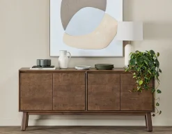 THESSALIA distressed solid mango wood sideboard