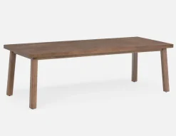 THESSALIA rustic farmhouse distressed solid mango wood dining table 200 cm