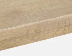 THESSALIA rustic farmhouse distressed solid mango wood dining table 200 cm