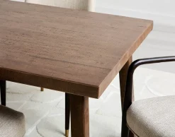THESSALIA rustic farmhouse distressed solid mango wood dining table 200 cm