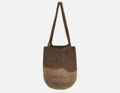 TINA woven jute tote bag