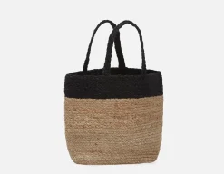 TINA woven jute tote bag