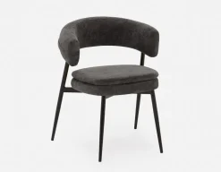 TIVOLI modern contemporary dining chair on casters