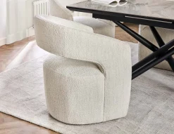 TIVOLI modern contemporary dining chair on casters