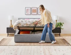 TONYA queen size bed with storage