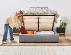 TONYA queen size bed with storage