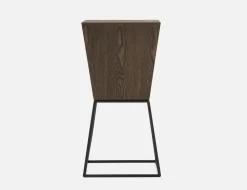 TRAPEZ ash veneer pedestal 71 cm