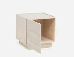 TRAVINE end table with hidden storage