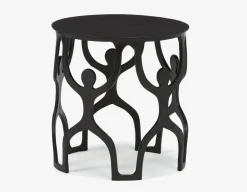 TRIDE sculpted end table 43cm