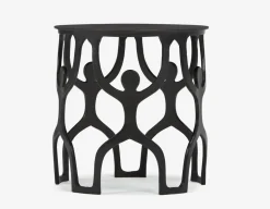TRIDE sculpted end table 43cm