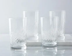 TROPICAL set of 4 highball glasses