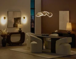 ULANI contemporary dimmable pendant 120 cm