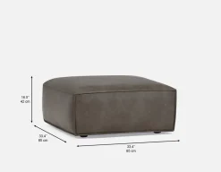 VARZY ottoman 86 cm