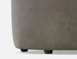 VASTO leatherette ottoman