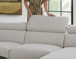 VENTURA modern right-facing sectional sofa