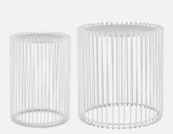 VERIA set of 2 nesting tables 45 cm and 41 cm