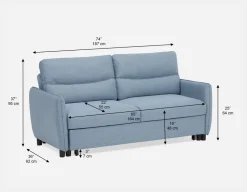 VERONIQUE contemporary sofa-bed