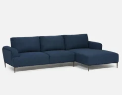 VICTOR contemporary left-facing sectional sofa