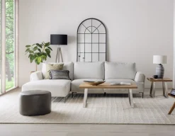 VICTOR contemporary left-facing sectional sofa