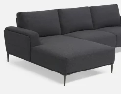 VICTOR contemporary left-facing sectional sofa
